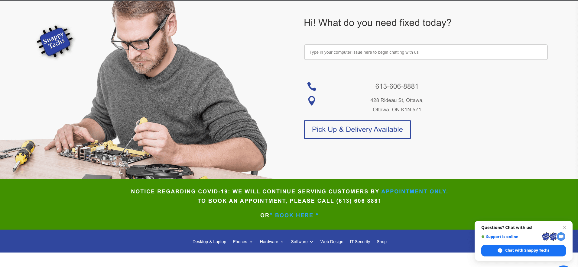 Snappy Techs Web Strategy